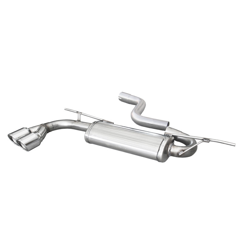 InoXcar, Sportsudstødning, passer til Audi A3 (8V Sportback) 1.8 TFSI 180hp 2013- 2x80mm X-Race