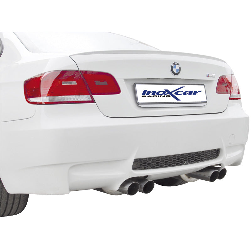 InoXcar, Dobbelt sportsudstødning, passer til BMW 3-Series E92 M3 Coupe 4.0 V8 2007- Left/Right 2x76mm Racing