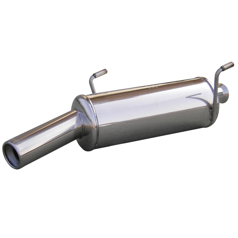 InoXcar, Sportsudstødning, passer til Peugeot 206 1.4 16v/XS (88HP) 2001- 80mm