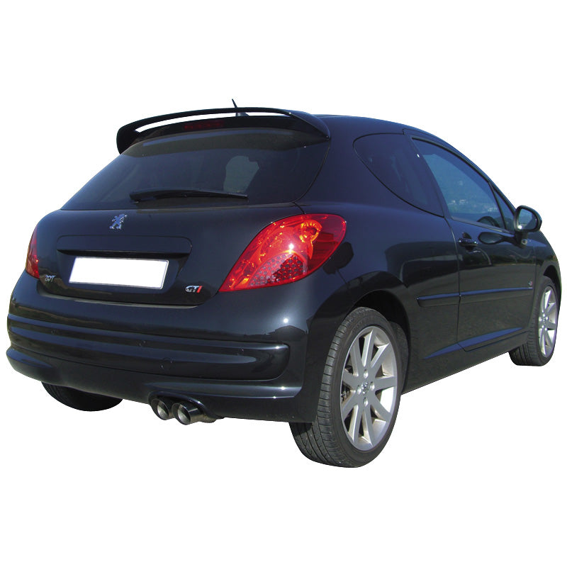 InoXcar, Sportsudstødning, passer til Peugeot 207 1.6 16v (175HP) 2007- 2x80mm Racing