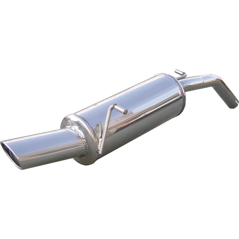 InoXcar, Sportsudstødning, passer til Peugeot 207 1.6 16v HDi (110HP) 2006- 120x80mm