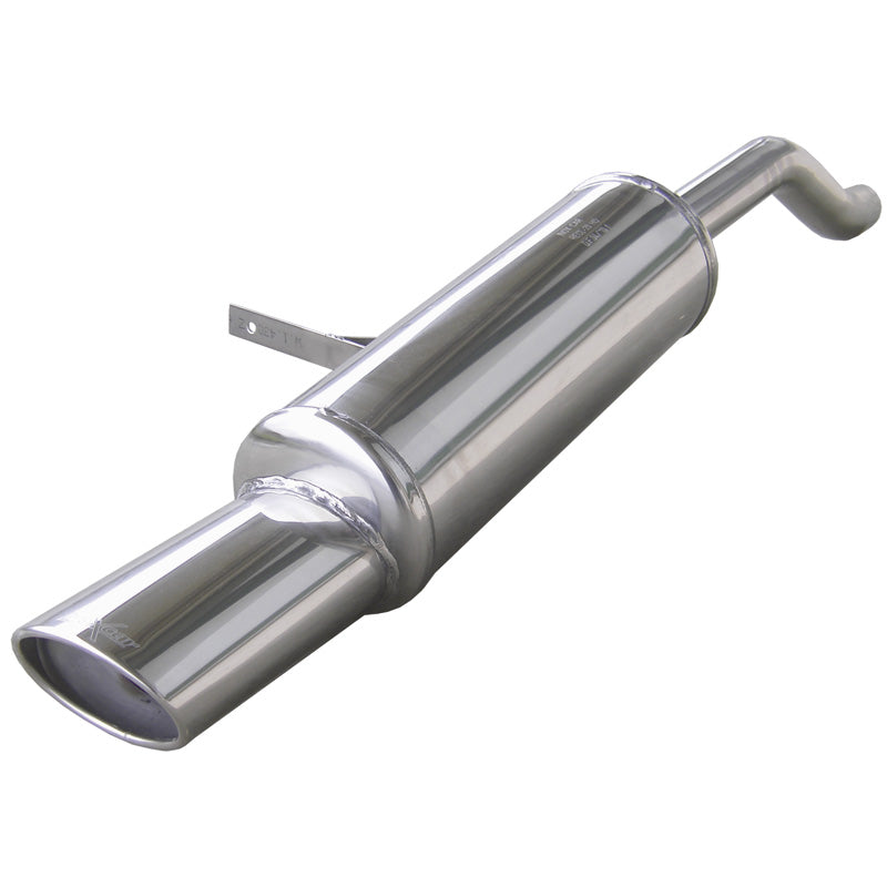 InoXcar, Sportsudstødning, passer til Renault Clio III 1.5 DCi (68-86HP) 2005- Ø45mm 120x80mm