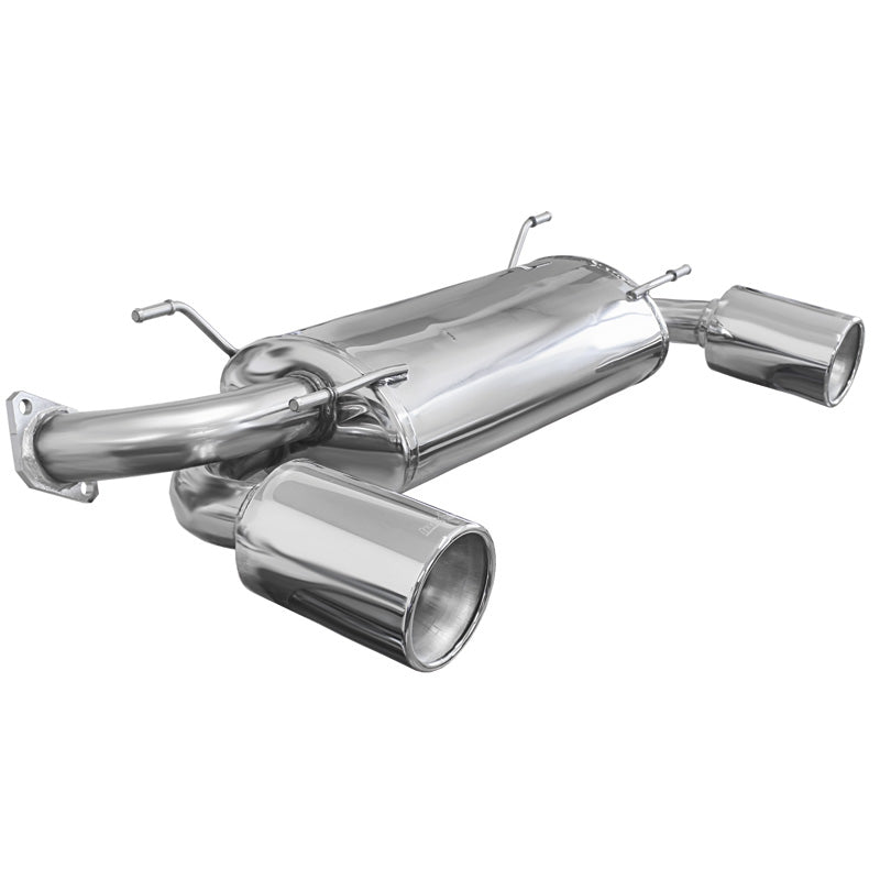 InoXcar, Dobbelt sportsudstødning, passer til Subaru BRZ 2.0 200hp 2012-2017 1x120mm Mega