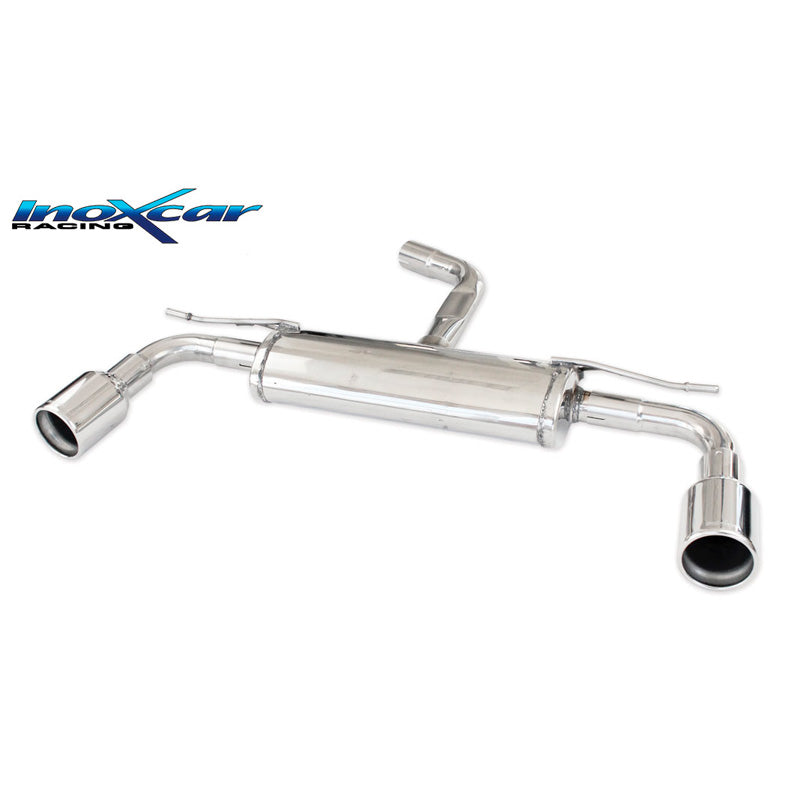 InoXcar, Dobbelt sportsudstødning, passer til Volkswagen Golf VII 2.0 GTD 184HP 2012- 2019 Left/Right 102mm (only with GTI diffuser)