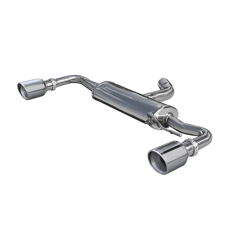 InoXcar, Dobbelt sportsudstødning, passer til Volkswagen Golf VI 2.0 TSI GTI 210hp 2009- 1x100mm X-Race