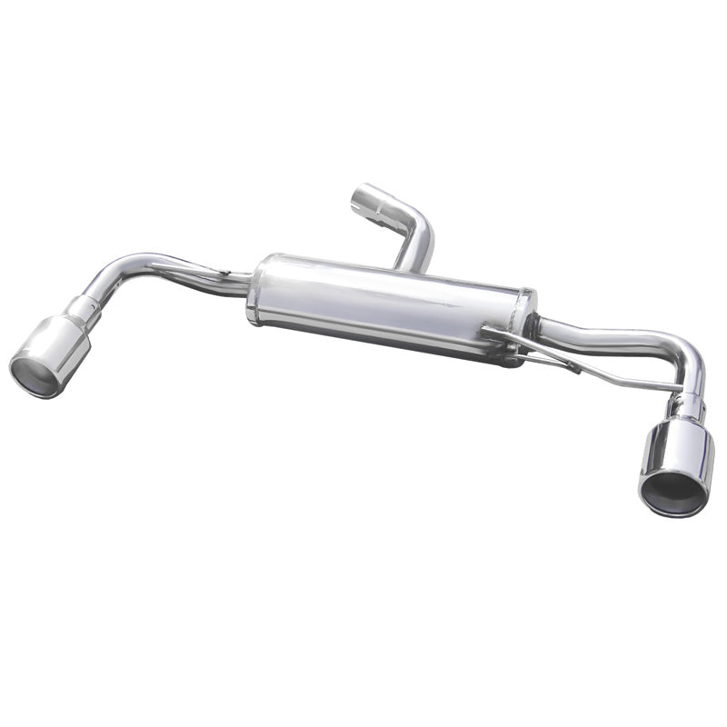 InoXcar, Dobbelt sportsudstødning, passer til Volkswagen Beetle 2.0 TFSI 200hp 2012- Ø 65 1x102mm