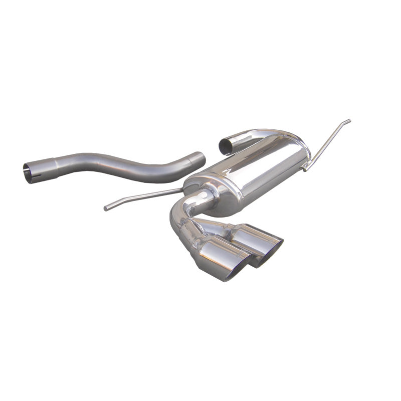 InoXcar, Sportsudstødning, passer til Volkswagen Scirocco 2.0TDi (170HP) 2008- 2x80mm Racing