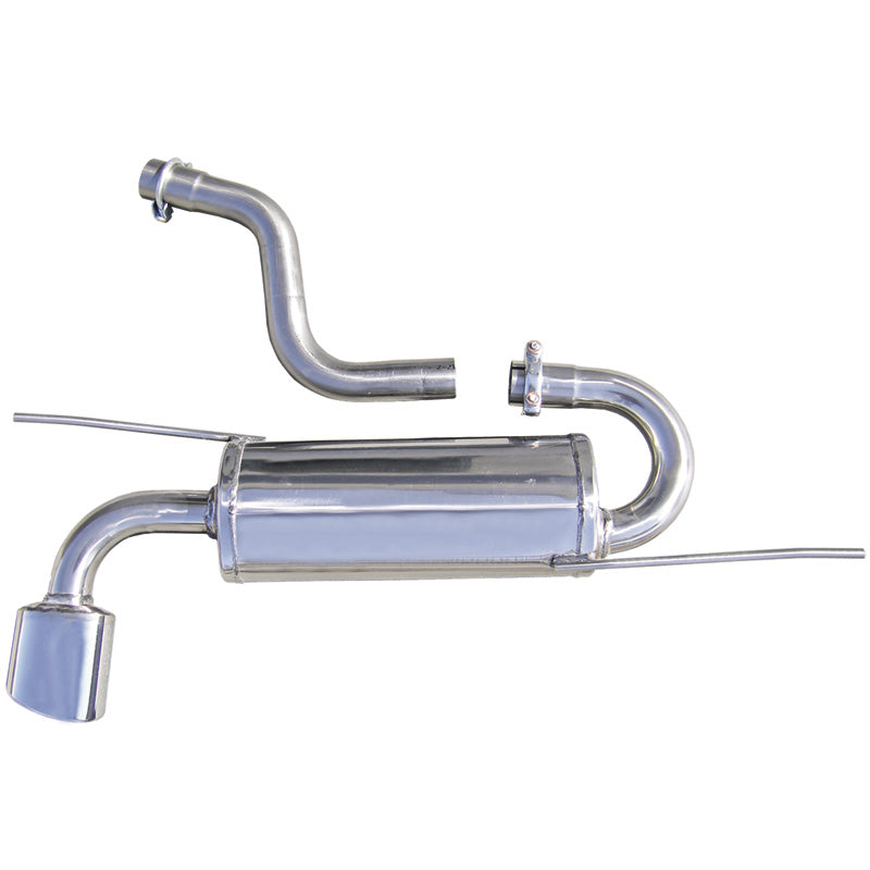 InoXcar, Sportsudstødning, passer til Volkswagen Scirocco 2.0TDi (170HP) 2008- 120x80mm Oblique