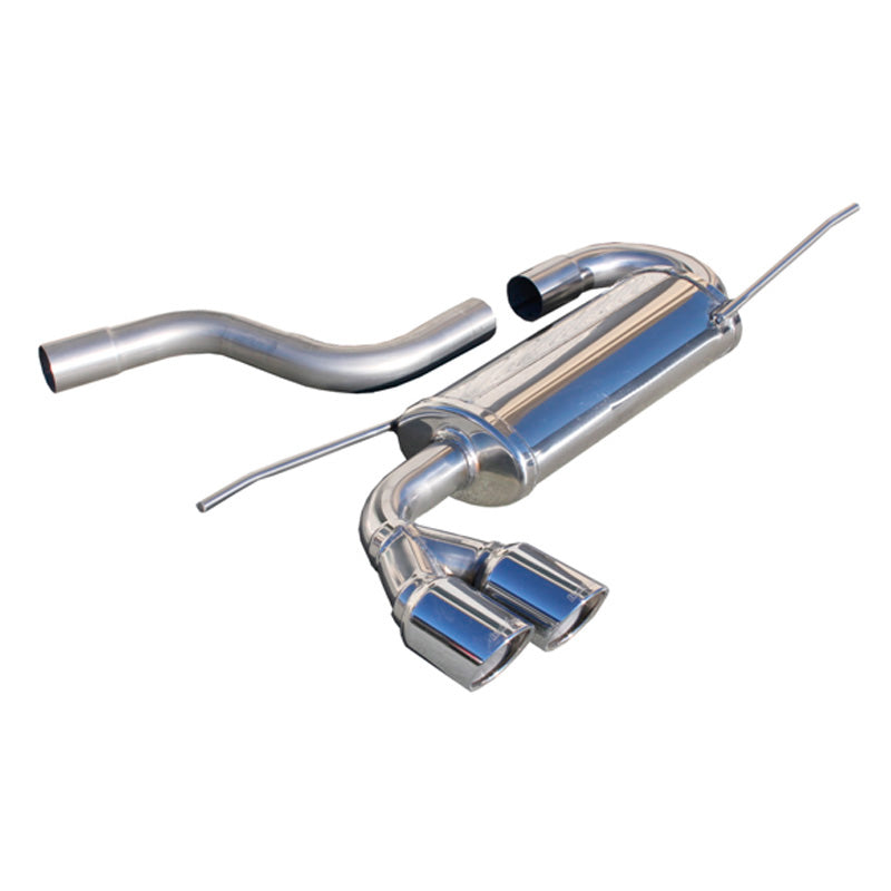 InoXcar, Sportsudstødning, passer til Volkswagen Scirocco 2.0TDi (170HP) 2008- 2x80mm X-Race