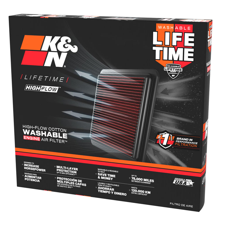 K&N, Panelfilter, passer til Audi Q5 2.0 TFSi & SQ5 3.0 V6 (2025-)