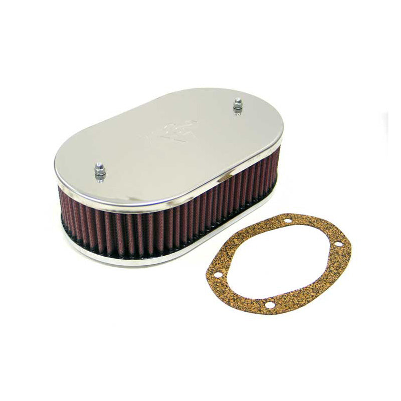 K&N Custom Racing Assembly Large Oval, passer til Solex/Mikuni Solex 35/38 EEIT, Assembly height 65mm (56-9060)