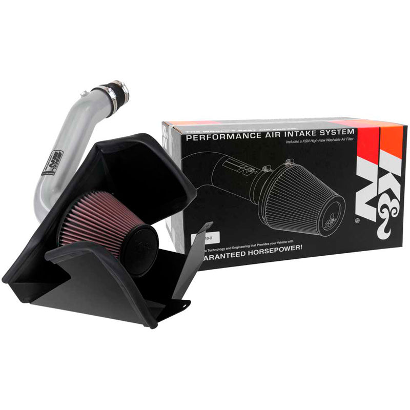 K&N Typhoon Kit suitable for Hyundai Veloster N & i30 N 2.0 L4 2017-2024 - Silver (69-5324TS)