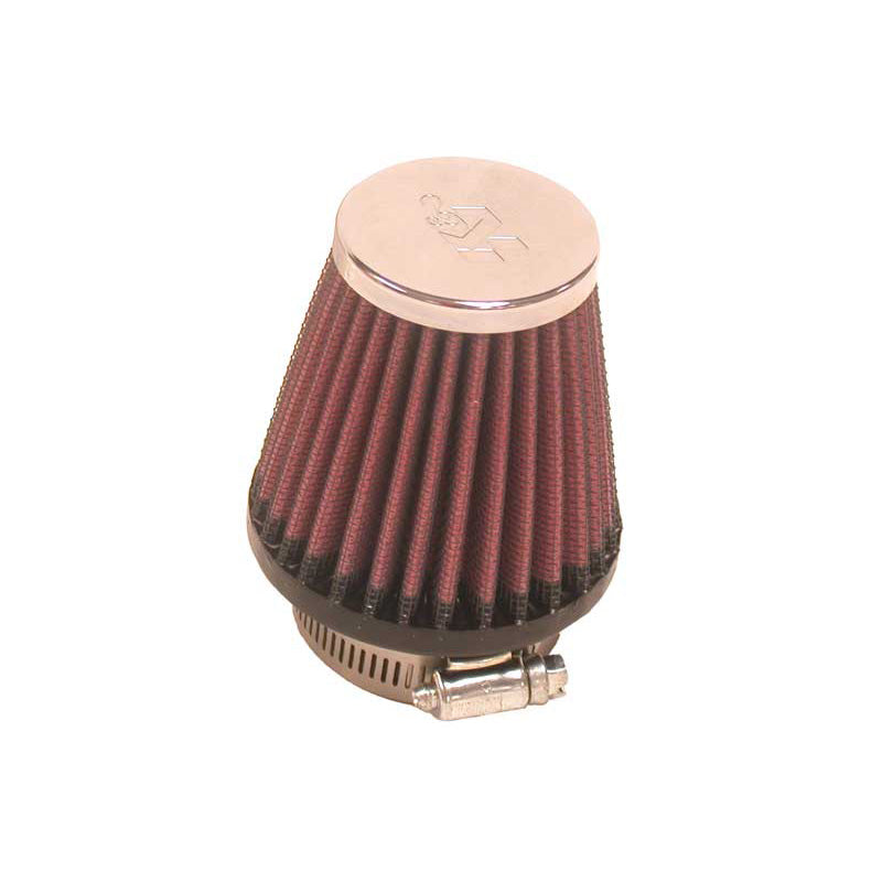 K&N Universal Conical Air Filter 48mm flange, 76mm base, 51mm top, 76mm height (RC-1090)