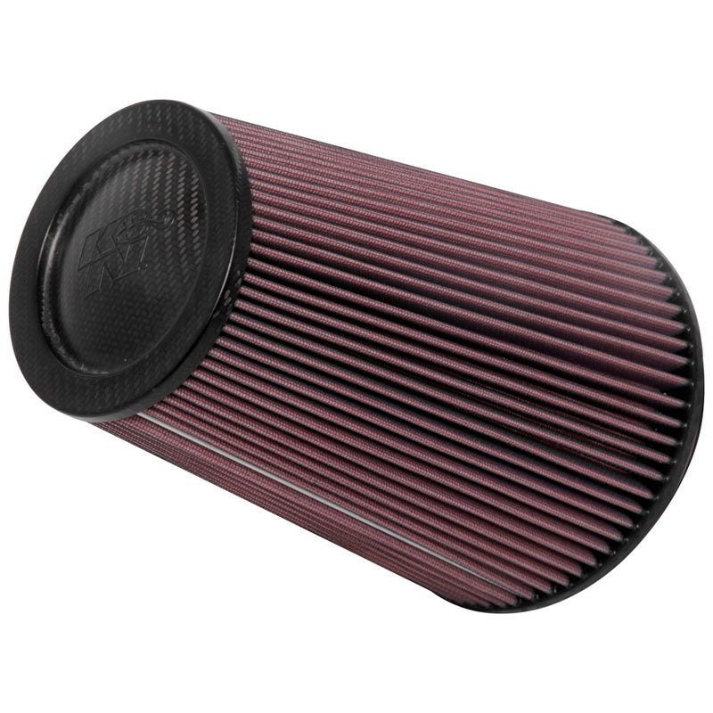 K&N Universal Air Filter - Carbon Fiber Top - 152mm flange, 190mm base, 127mm top, 254mm height (RP-3280)