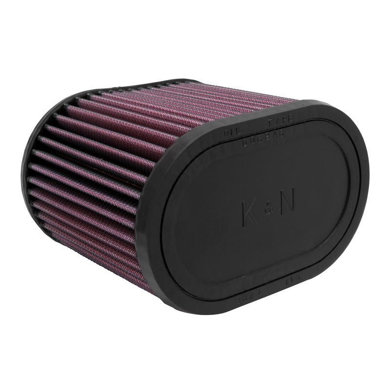 K&N Universal Oval Air Filter 70mm flange, 159mm x 102mm, 127mm height (RU-1500)