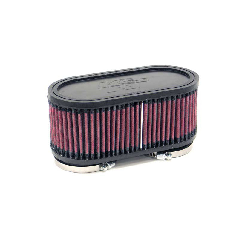 K&N Universal Oval Air Filter 60mm dual flange, 187mm x 92mm, 76mm height (RU-2970)