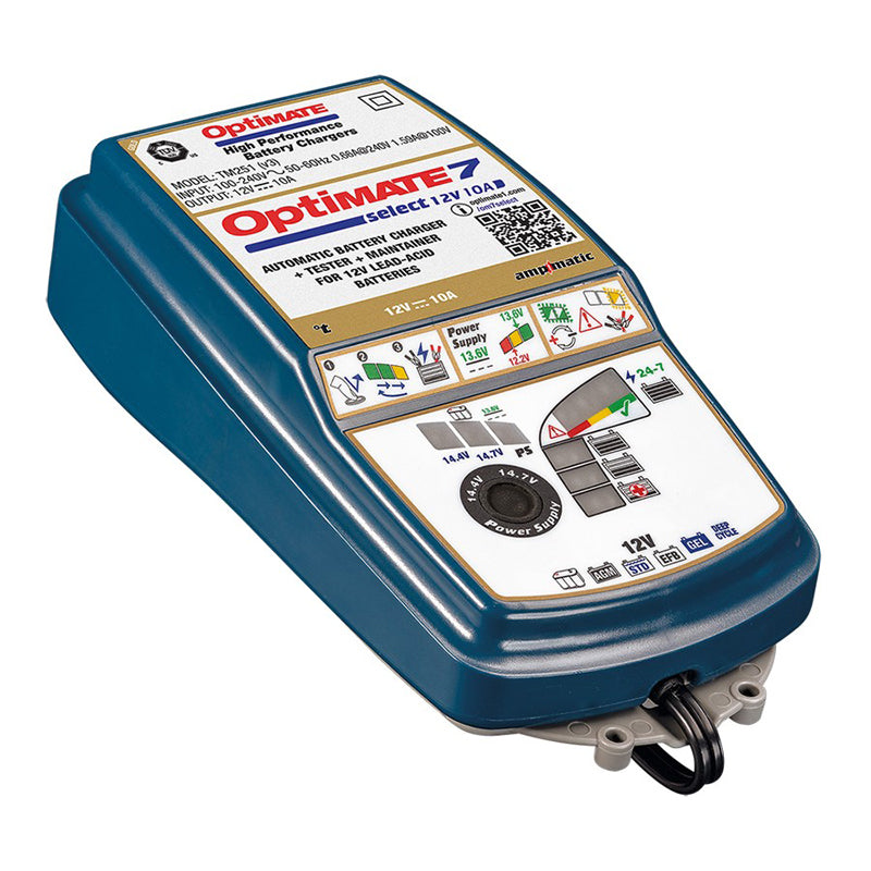 OptiMate, Batterioplader, 12V 10A, Optimate 7 Select GOLD series