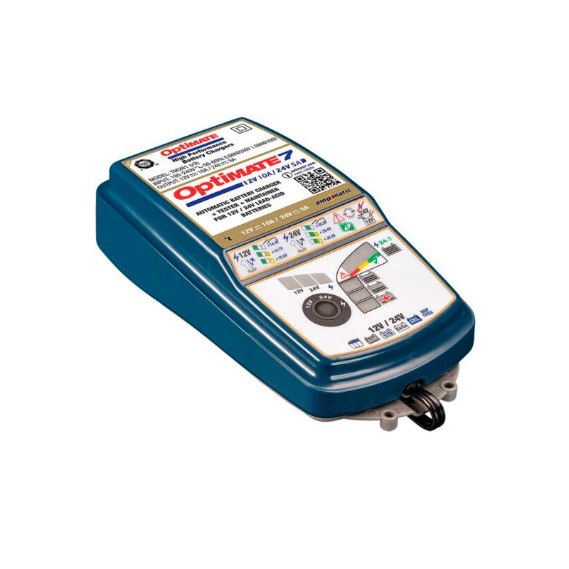 OptiMate, 12V/24V Gold Series Batteriopladnings- og Vedligeholdelseslader, 10A/5A, 6 Programmer