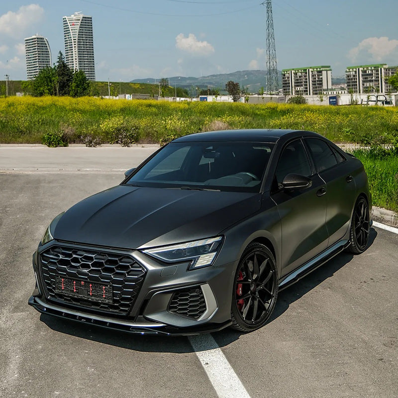 Oneway Complete body kit suitable for Audi A3 8Y Sedan S3/S-Line 2020-2024 - Gloss black