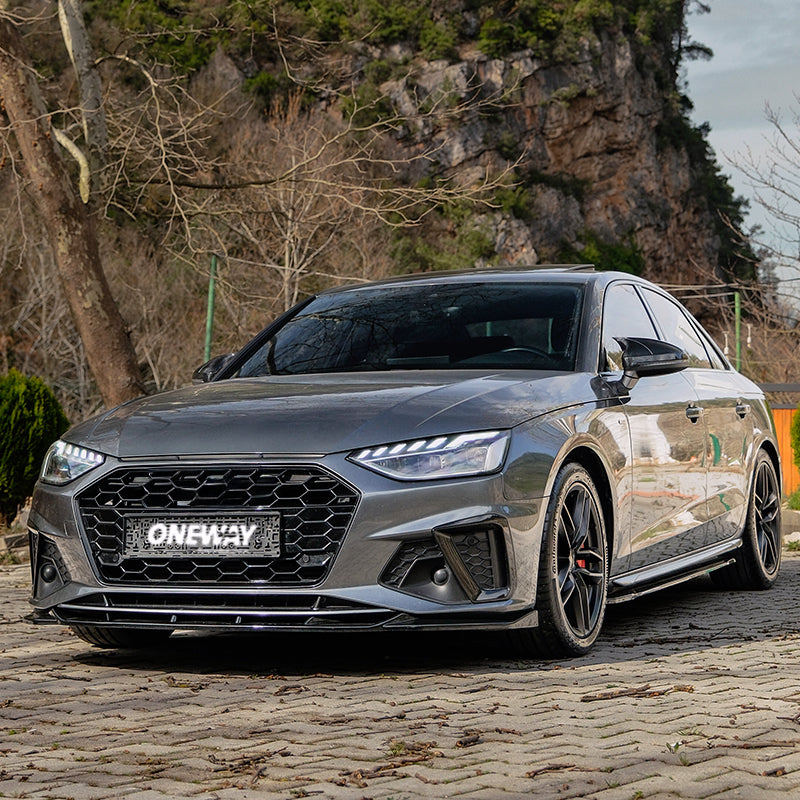 Oneway Complete body kit suitable for Audi A4 (B9) Sedan S4/S-Line Facelift 2019-2024 - Gloss black
