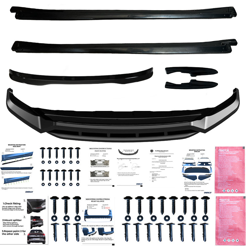 Oneway Complete body kit suitable for Volkswagen Touareg III R-Line Facelift 2024- - Gloss black