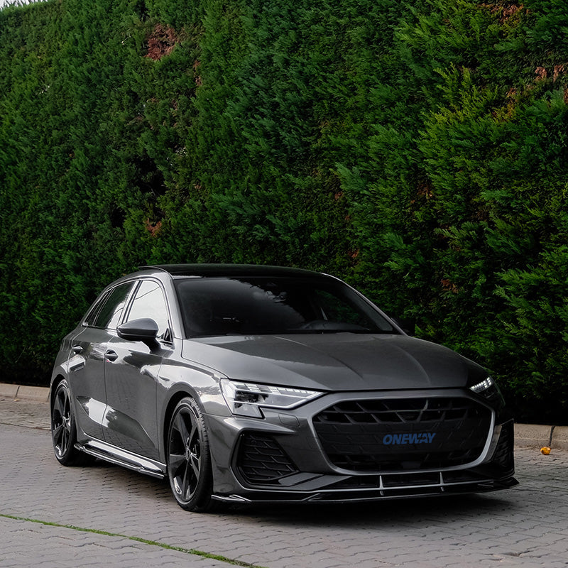 Oneway Complete body kit suitable for Audi A3 (8Y) Sedan S-Line/S3 Facelift 2025- - Gloss black