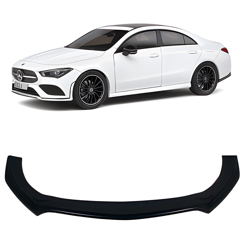OneWay, Frontspoiler, Glossy Sort, Passer til Mercedes CLA 35 AMG Aero C118 (2019-)