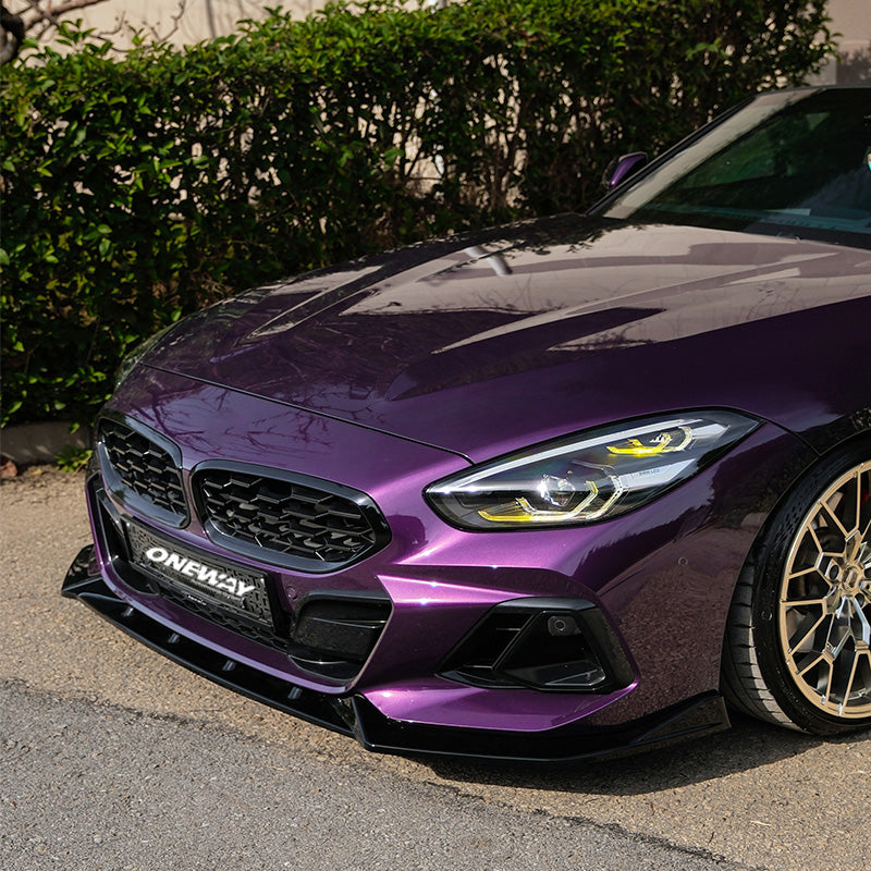 Oneway Front spoiler suitable for BMW Z4 (G29) M-Pack/M40i 2018-2022 & Facelift 2022- Gloss black