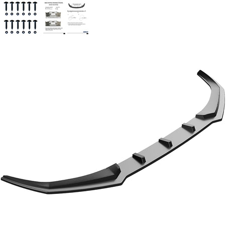 OneWay, Frontspoiler, Blank sort, passer til Hyundai i20 III (BC3) Facelift (2023-)