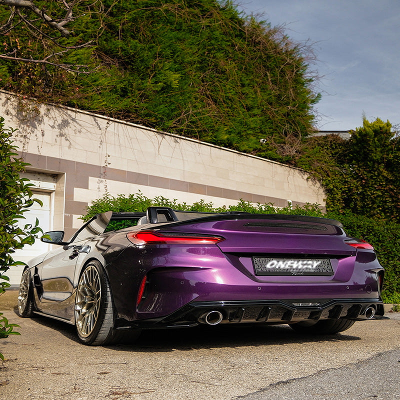 Oneway Rear Diffuser suitable for BMW Z4 (G29) M-Pack/M40i 2018-2022 & Facelift 2022- - Gloss black