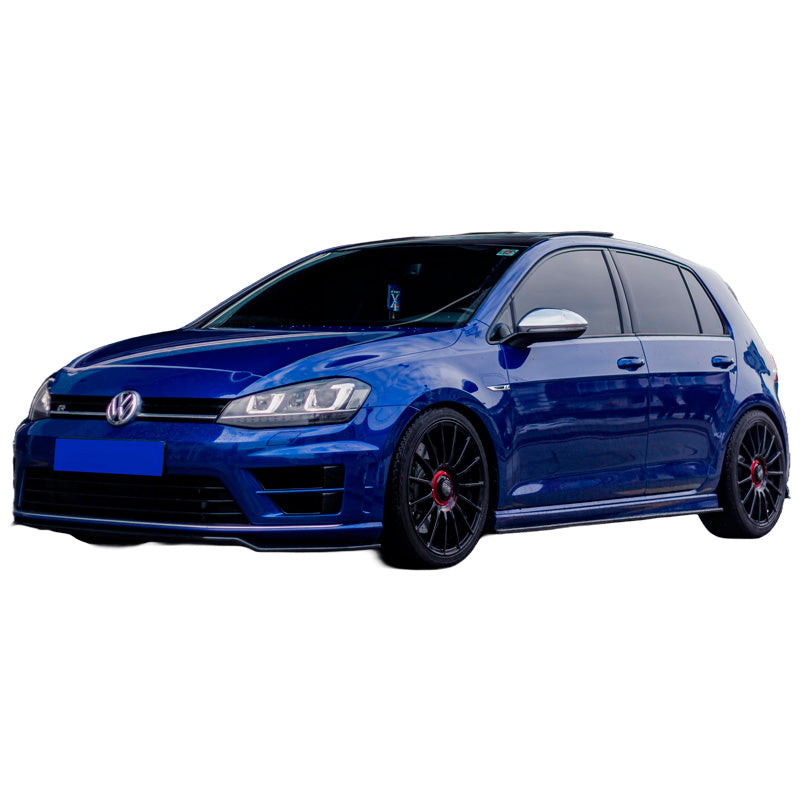 OneWay, Sideskørter, Glansfuld Sort, Passer til Volkswagen Golf VII HB/Variant R (2013-2016)