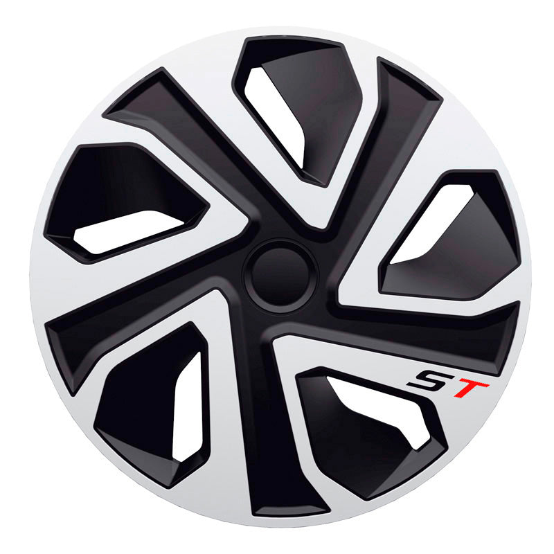 Set J-Tec wheel covers ST 18-inch silver/black