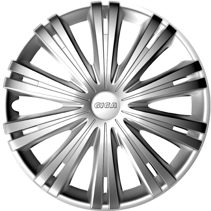 AutoStyle, Hjulkapsler, 4stk, Giga 16-tommer silver