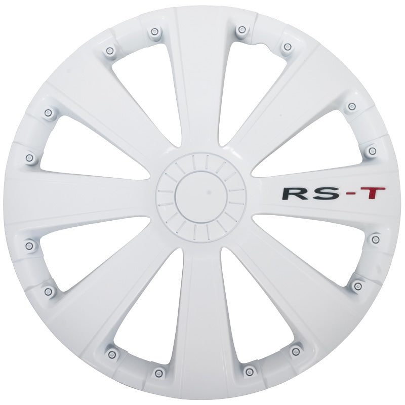 AutoStyle, Hjulkapsler, 4stk, RS-T 15-tommer white