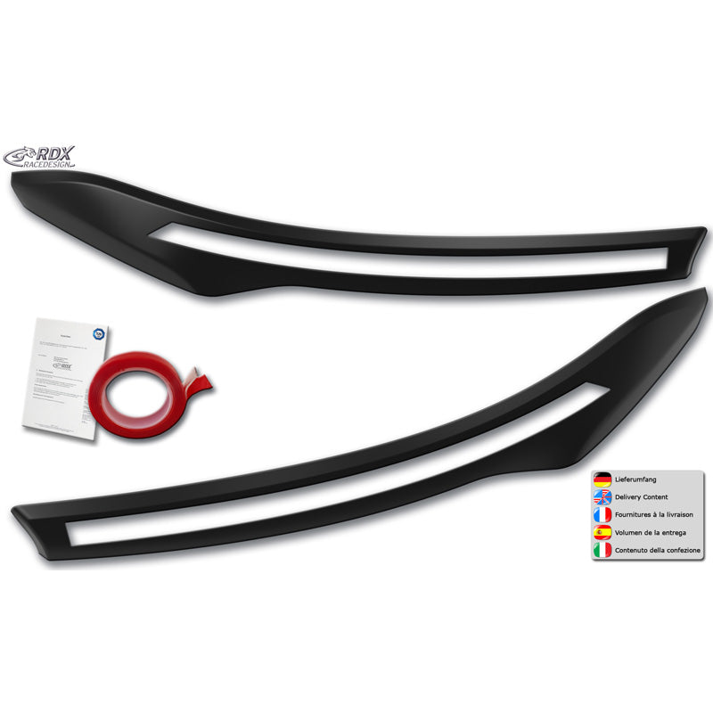 RDX Head light spoilers suitable for Maxus (e)Deliver 9 2020- (ABS)