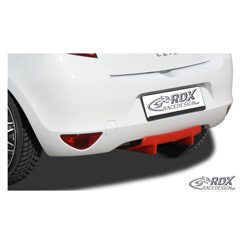 RDX Racedesign, Rear bumper skirt 'Diffusor U-Diff', passer til Renault Clio III HB 2005-2012 (PU)