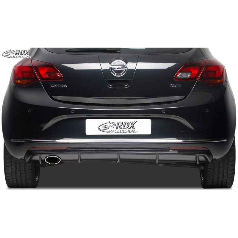 RDX Racedesign, Rear bumper skirt 'Diffusor', passer til Opel Astra J 5-doors 2009-2015 excl. Sportstourer (PUR)