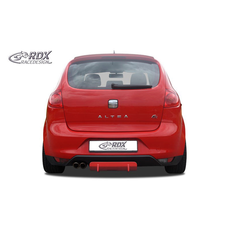 RDX Racedesign, Rear bumper skirt 'Diffusor U-Diff', passer til Seat Altea (5P) incl. FR & XL 2004- (PU)
