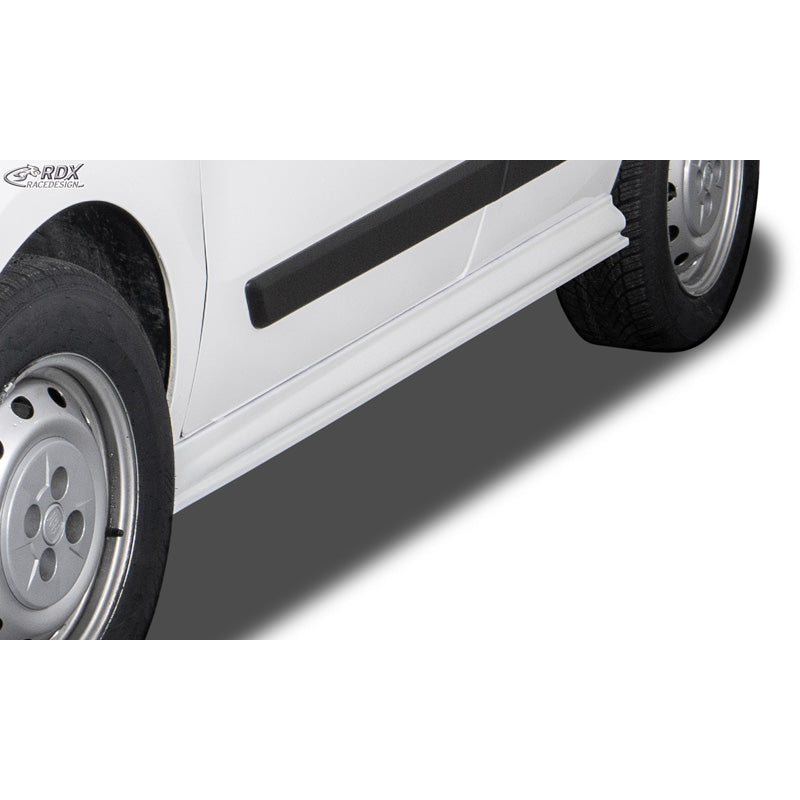 RDX Racedesign Side skirts suitable for Fiat Qubo & Fiorino (225) 2016-2024 'Edition' (ABS)
