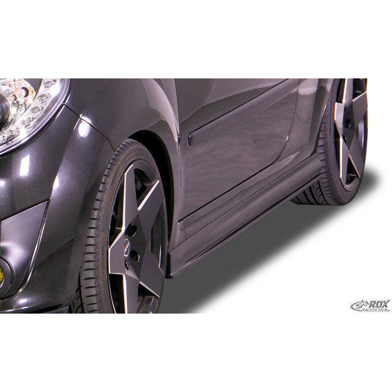 RDX Racedesign, Sideskørter, passer til Renault Twingo II 2007-2014 'Edition' (ABS)