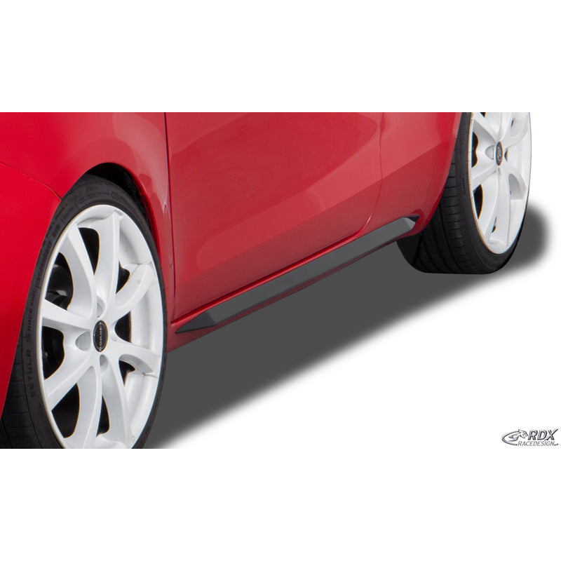 RDX Racedesign Side skirts 'Slim' suitable for Toyota Yaris P9 2005-2011 (ABS glossy black)