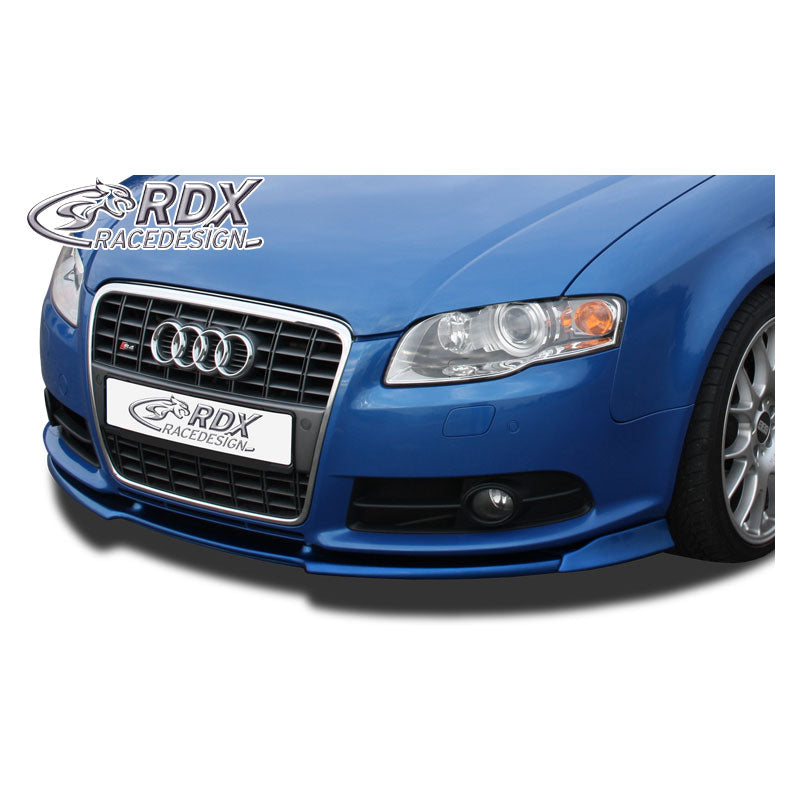 RDX Racedesign, Front spoiler Vario-X, passer til Audi B7 Cabrio S-Line 2005-2008 (PU)