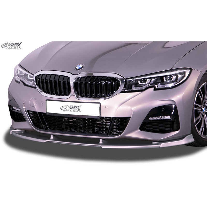 RDX Racedesign, Front spoiler Vario-X, passer til BMW 3-Series G20/G21 2019- M-Sport & M-Aerodynamic (PU)
