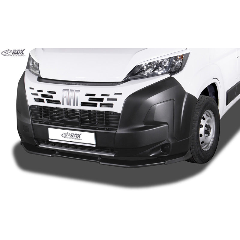 RDX Racedesign, Front spoiler Vario-X, PU, Fiat Ducato / Citroën Jumper / Peugeot Boxer / Opel Movano / Toyota ProAce Max 2024-