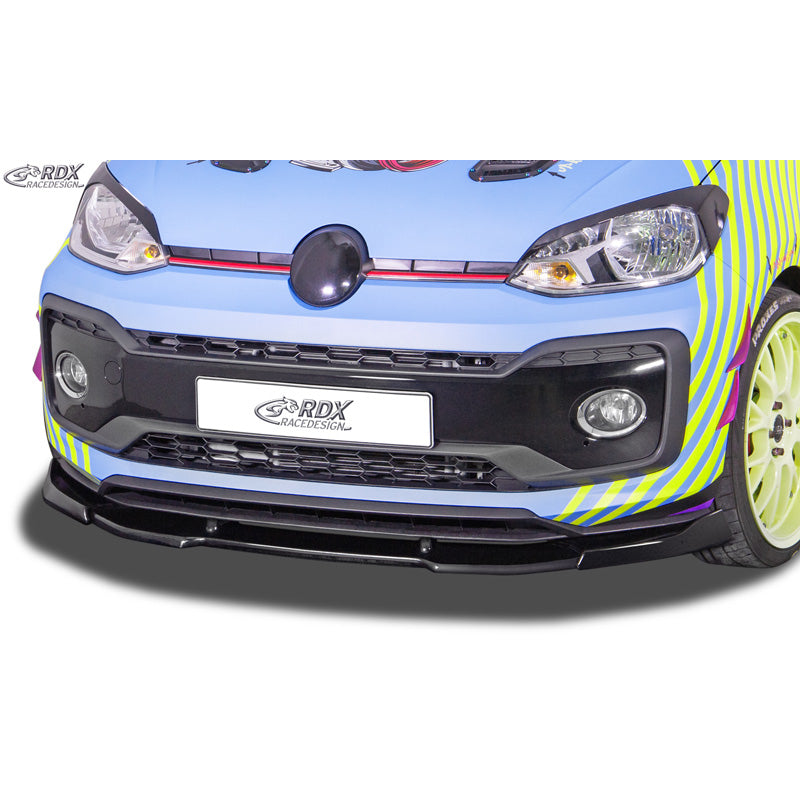 RDX Racedesign, Frontspoiler Vario-X, Passer til Volkswagen Up! 2018- inkl. R-Line & GTi, Ubehandlet PU