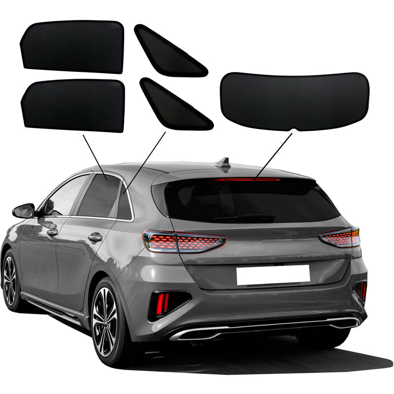 SunClip Privacy & Sun protection suitable for Kia Cee'd (CD) HB 5-doors 2018-