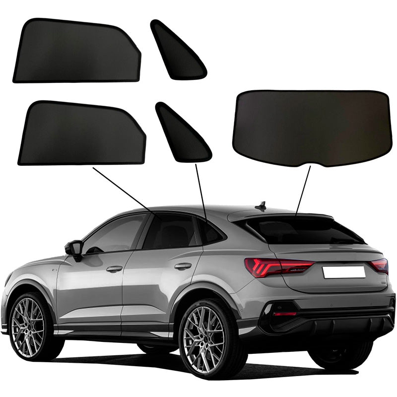 SunClip Privacy & Sun protection suitable for Audi Q3 Sportback (F3N) 2019-