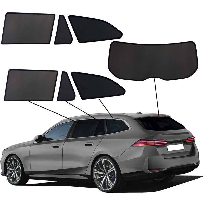 SunClip Privacy & Sun protection suitable for BMW 5-Series G61 Touring 2024- incl. i5