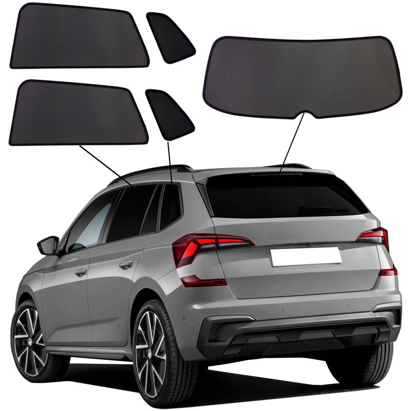 SunClip Privacy & Sun protection suitable for Skoda Kamiq (NW) Facelift 2024-