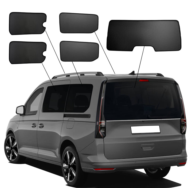 SunClip, Solgardin, passer til Volkswagen Caddy Maxi Van (2022-) & Ford Grand Tourneo Connect (2022-) med hængslede vinduer